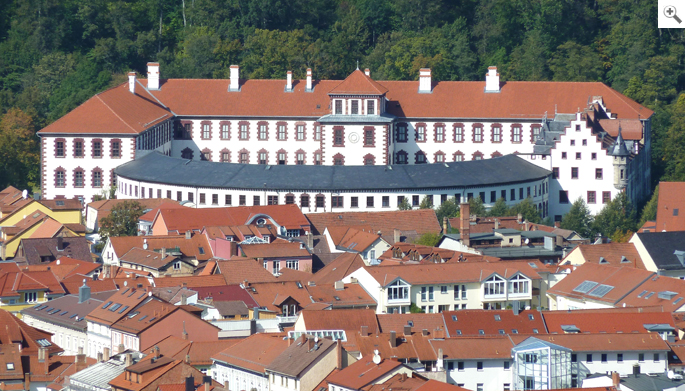 Castello di Elisabethenburg a Meiningen, Turingia meridionale (D)